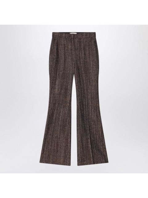 FENDI Fendi Rust Wool And Alpaca Trousers Women