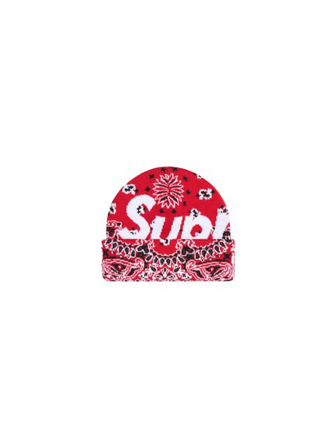 Supreme Bandana Big Logo Beanie