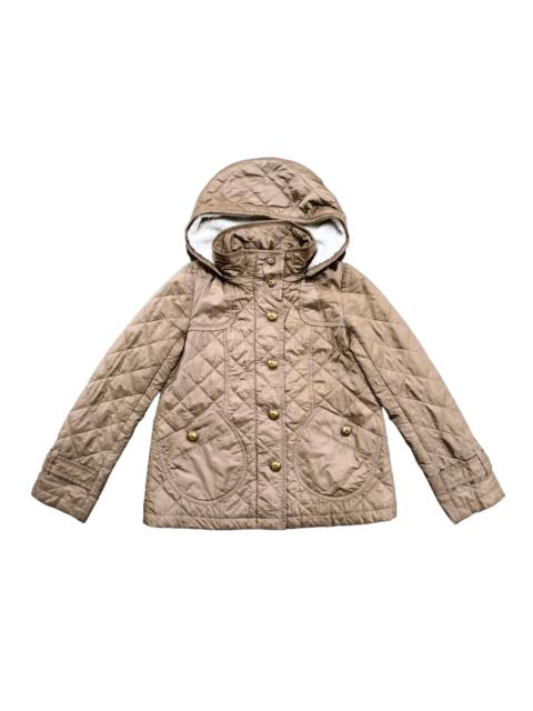 Burberry Prorsum - Burberry Diamond Quilted Hoddie Zipper Button Jacket Saiz 38