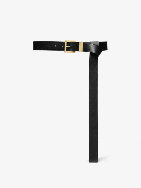 MICHAEL KORS COLLECTION Leather Trouser Belt