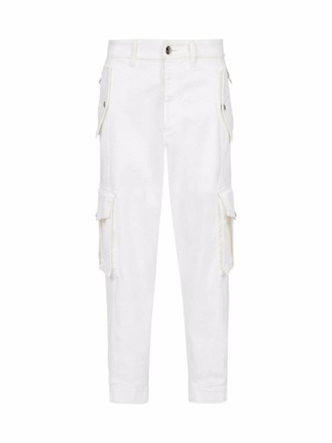 Balmain TAPERED LEG CARGO JEANS