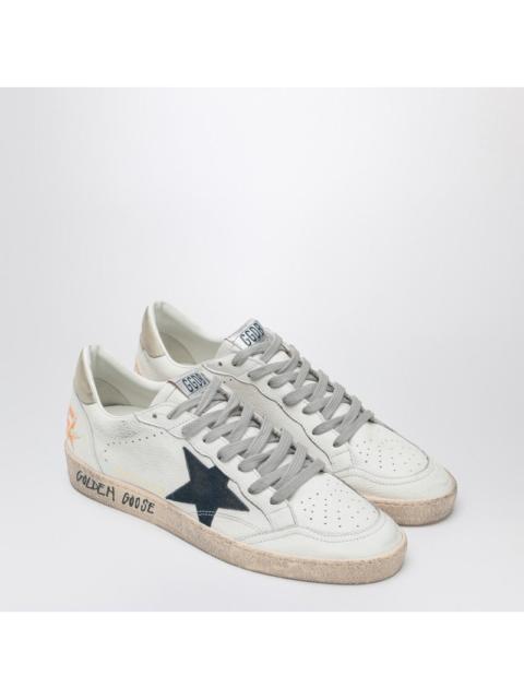 Golden Goose Golden Goose Ball Star Sneakers In White/Blue/Ice Men