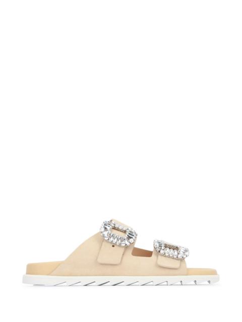 Roger Vivier Roger Vivier Women Slidy Viv Strass Buckle