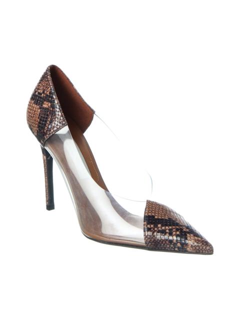 Stella McCartney Stella McCartney Iconic Snake-Embossed & Vinyl Pump