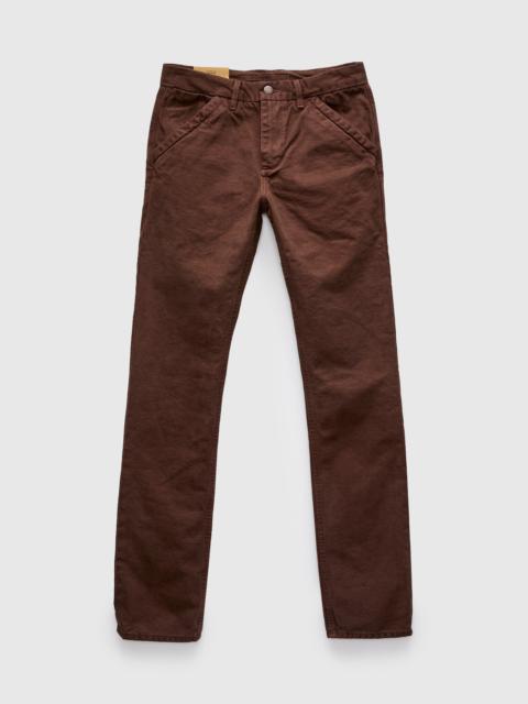 FREENOTE CLOTH 14oz Slub Workers Chino in Bark