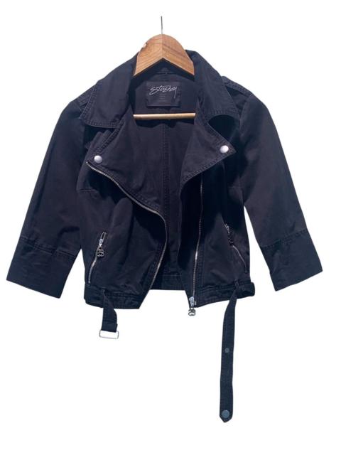 Stüssy 🔥Stussy Japan Crazy Cotton Biker Jacket