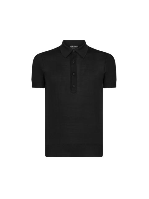 TOM FORD SILK VISCOSE POLO