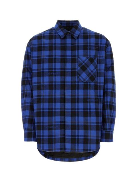 Off-White Off White Man Printed Cotton Shirt
