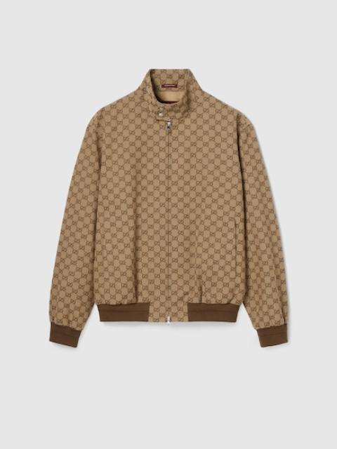GG canvas bomber jacket