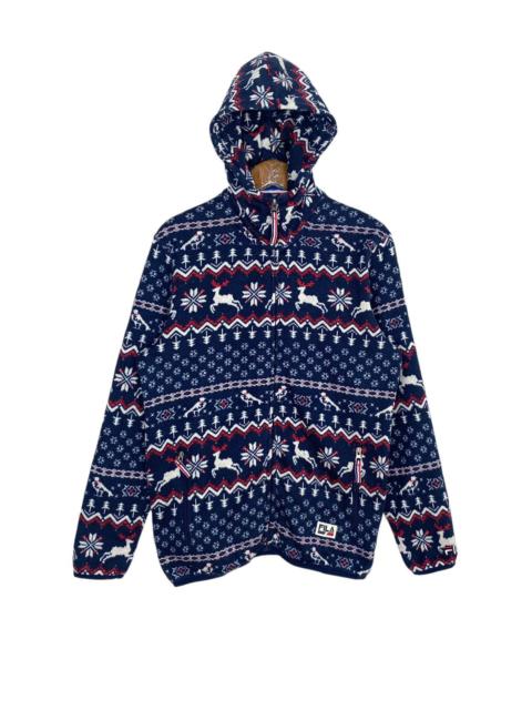 Other Designers Rare‼️ Fila Hoodie Christmas All Over Print