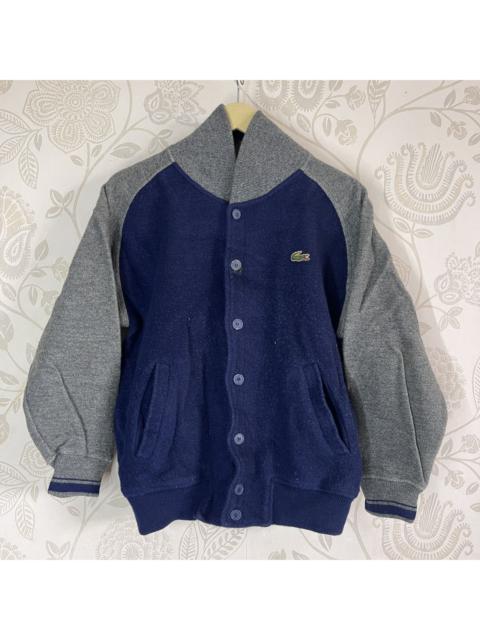 Bomber Style Jacket Lacoste Vintage 80s Sweater Japan