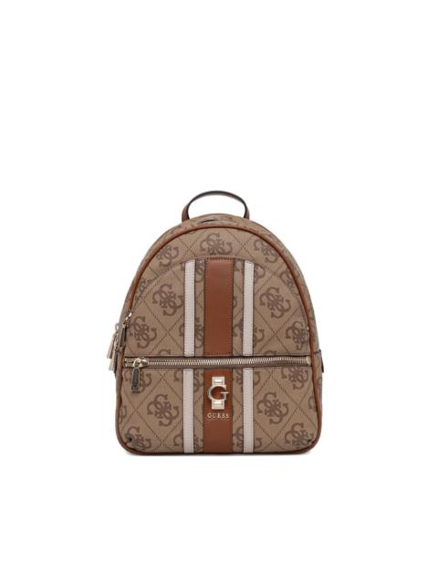 GUESS USA Erenia logo-plaque patterned backpack