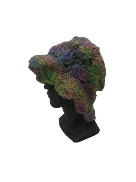 Japanese Brand Rare Design Knit Multicolour Beanie Hat