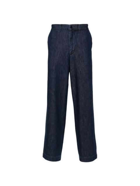 2002 high-rise straight-leg jeans