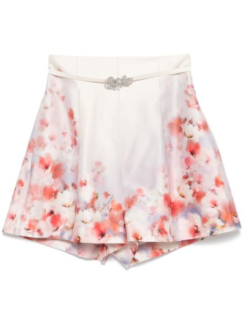 Zimmermann Women Crush Silk Blend Shorts