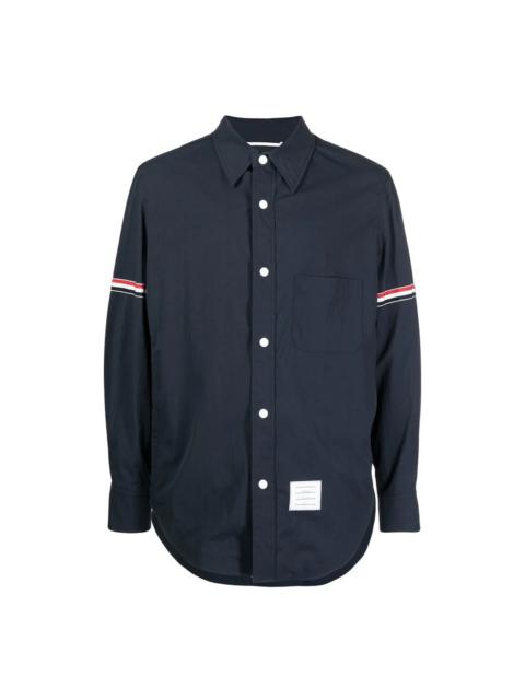 Thom Browne Snap Front Shirt Jacket