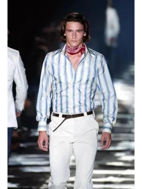 GUCCI Runway SS04 Western Shirt By Tom Ford