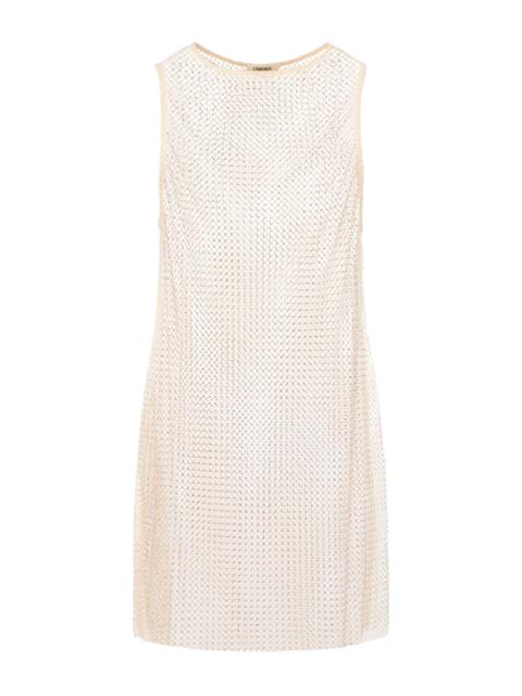 L'AGENCE Angela Mesh Cover-Up Dress