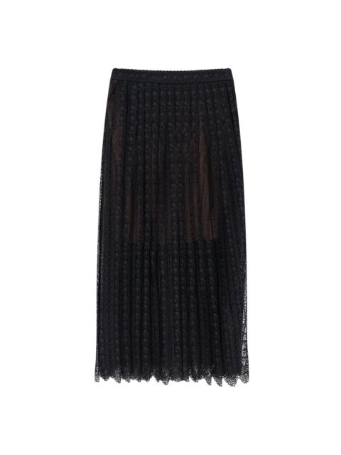 self-portrait Organdis And Lace Skirt