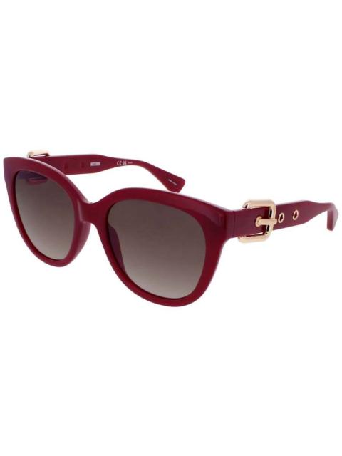 Moschino Moschino Ladies Brown Rectangular Sunglasses MOS143S0C9AHA