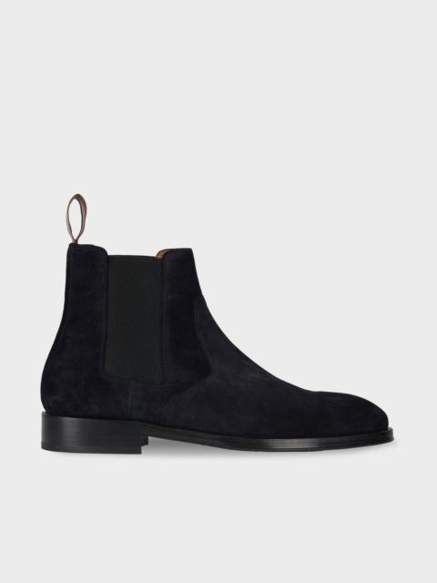 Paul Smith Navy Suede 'Lawson' Boots