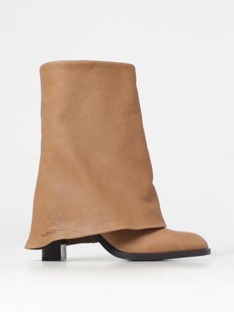 See by Chloé Flat ankle boots woman See by ChloÉ