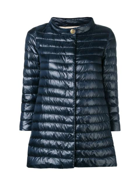 Herno Nylon midi down jacket