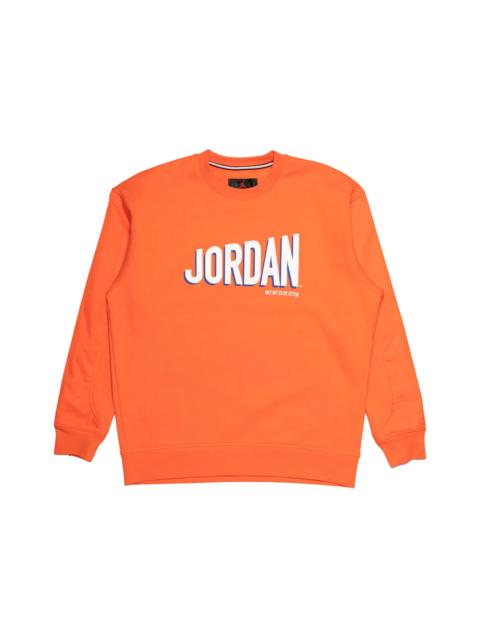 Jordan Jordan Flight MVP Graphic Fleece Crewneck Sweatshirt Orange