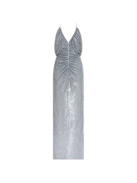 self-portrait Self-Portrait Women Rhinestone Mesh Maxi Dress