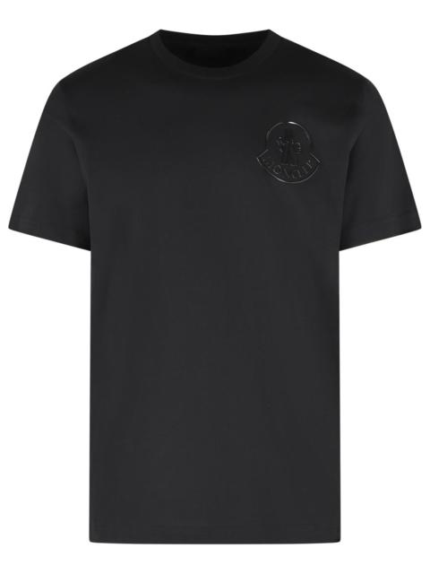 Moncler Moncler Black Cotton T-Shirt Men