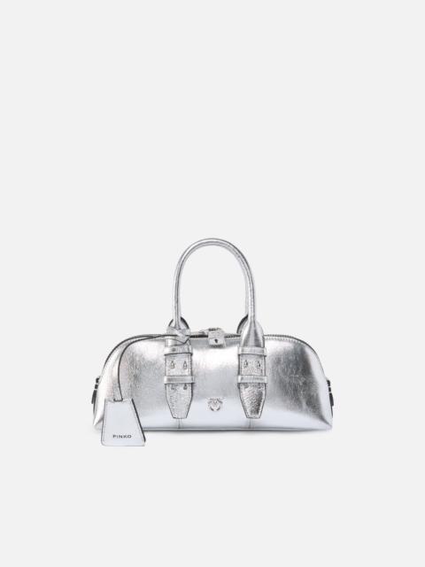 PINKO SMALL HANDBAG ESCAPE BAG IN LEATHER
