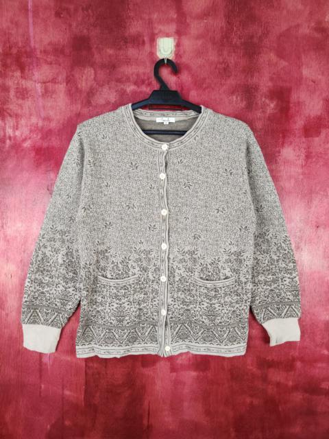 Other Designers Japanese Brand - Venticella Soft Purple/Gray Knitwear Cardigan