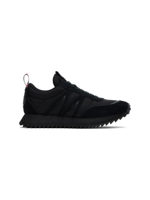 Moncler Black Pacey Nylon & Suede Sneakers