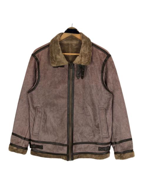 Other Designers Japanese Brand - Vintage Jeaning Garage B-3 Sherpa Jacket