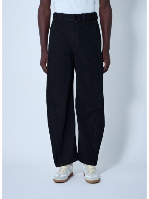 Lemaire Lemaire Men Belted Twisted Pants