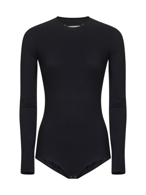 Maison Margiela Maison Margiela Women Black Technical Jersey Bodysuit
