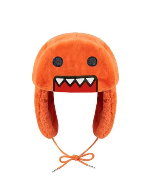 Other Designers Japanese Cartoon Anime Domo Kun Ushanka Orange Hat Cute Y2K Warm Winter Hat