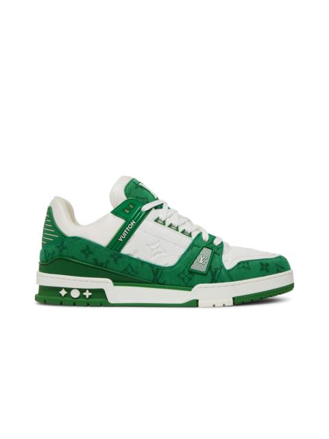 Louis Vuitton Louis Vuitton Trainer 'Green Monogram Denim'