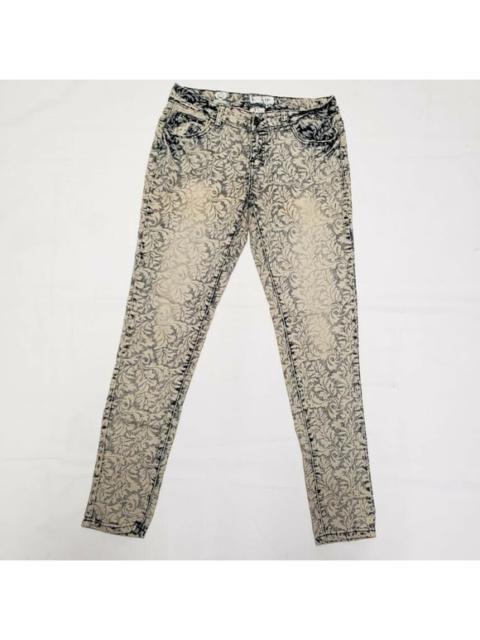Other Designers Free Culture Damask Skinny Jeans - Beige