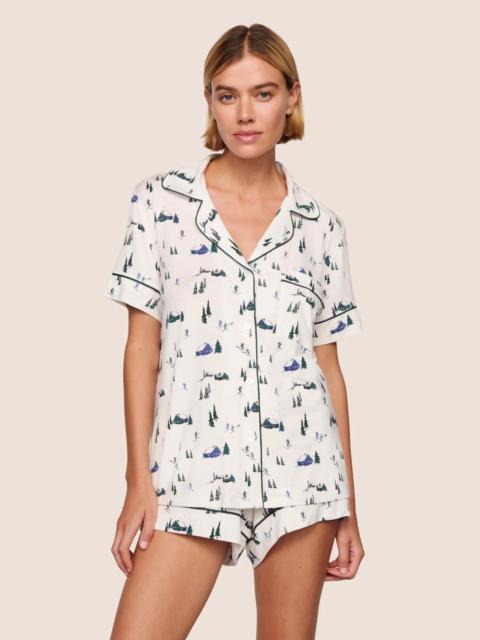 eberjey Gisele Printed TENCEL™ Modal Relaxed Short PJ Set