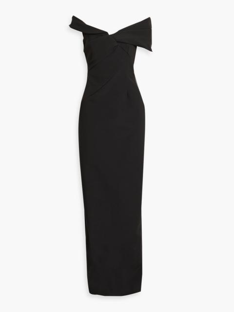 RACHEL GILBERT Matteo off-the-shoulder cady gown