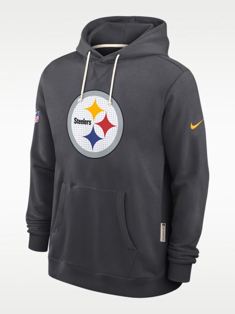 Nike Pittsburgh Steelers Initial Home Sideline Men's Nike Dri-FIT NFL Pullover Hoodie