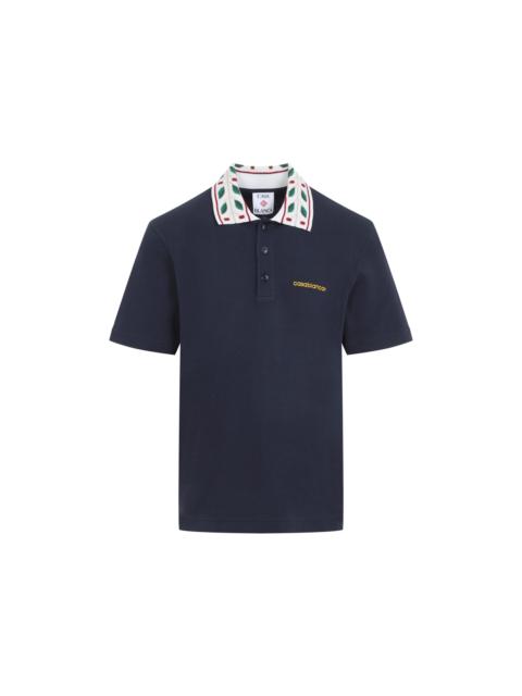 CASABLANCA Casablanca Laurel Piqué Polo Men