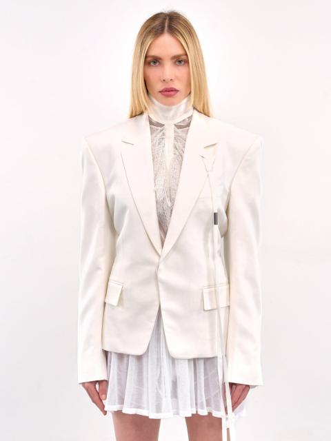 Ann Demeulemeester Mixed-Material Blazer