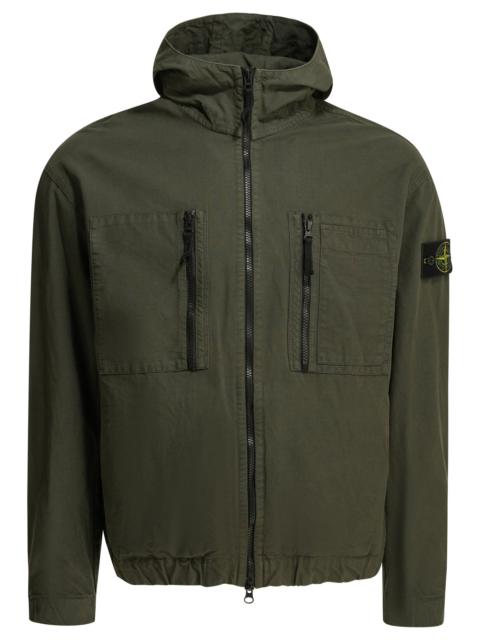Stone Island Stone Island Cotton Ripstop Overshirt Jacket Green
