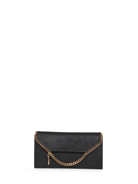 Stella McCartney Black Falabella wallet-on-chain crossbody