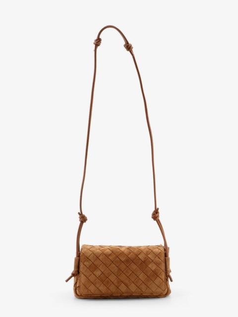 Bottega Veneta Bottega Veneta Notturno Suede Pouch Brown