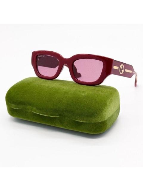 GUCCI NEW GUCCI SUNGLASSES GG1558SK 005 BURGUNDY WOMEN EYEWEAR