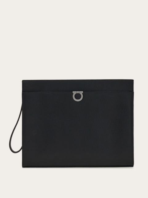 FERRAGAMO Gancini pouch
