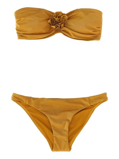 Zimmermann 'Lucky Bandeau Flower' bikini